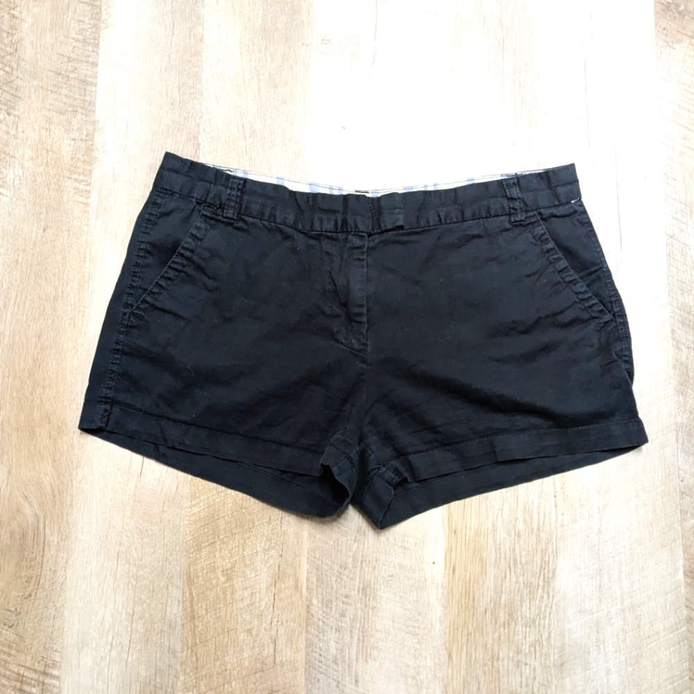 J Crew Black Favorite Fit Shorts